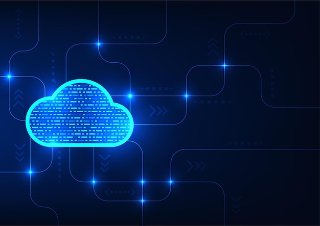 Cloud-Technologie für die sichere Datenspeicherung über das Internet und kann auch Informationen senden