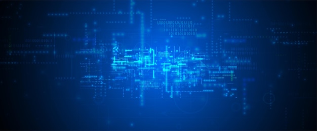 Cloud-Technologie Integrierter digitaler Webkonzepthintergrund