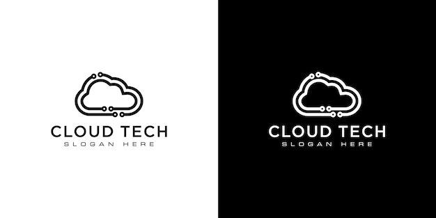 Cloud-technologie-vektorvorlage