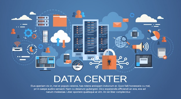 Cloud-verbindung für rechenzentrum-hosting-server für die datenbank-synchronisierungstechnologie