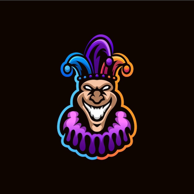 Vektor clown logo design