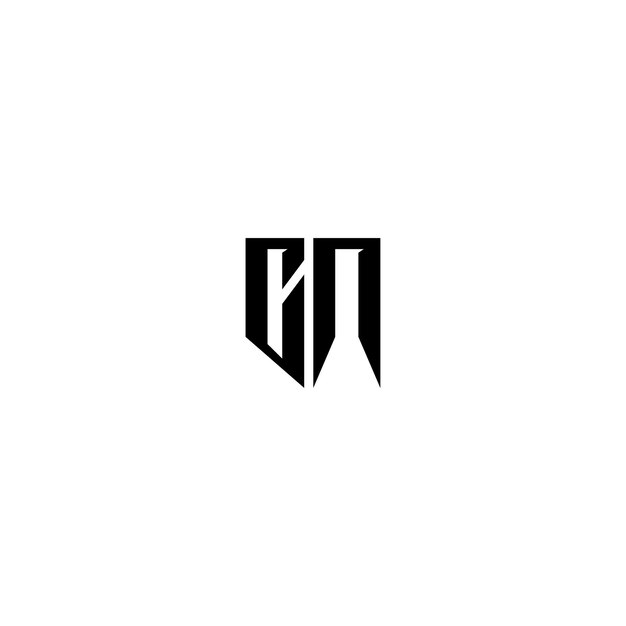 CN-Monogramm-Logo-Design, Buchstabe, Text, Name, Symbol, einfarbig, Logo, Alphabet, Zeichen, einfaches Logo