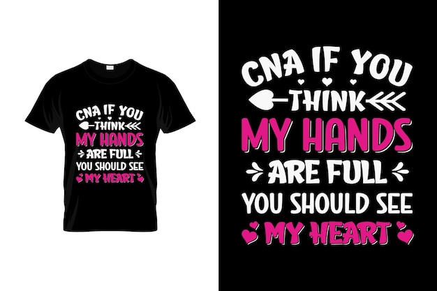 CNA-T-Shirt-Design oder CNA-Poster-Design oder CNA-Shirt-Design