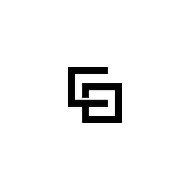 CO-Monogramm-Logo-Design, Buchstabe, Text, Name, Symbol, einfarbig, Logo, Alphabet, Zeichen, einfaches Logo