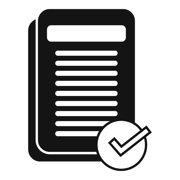 Code Gerät überprüfen Symbol einfacher Vektor Computerfaktor