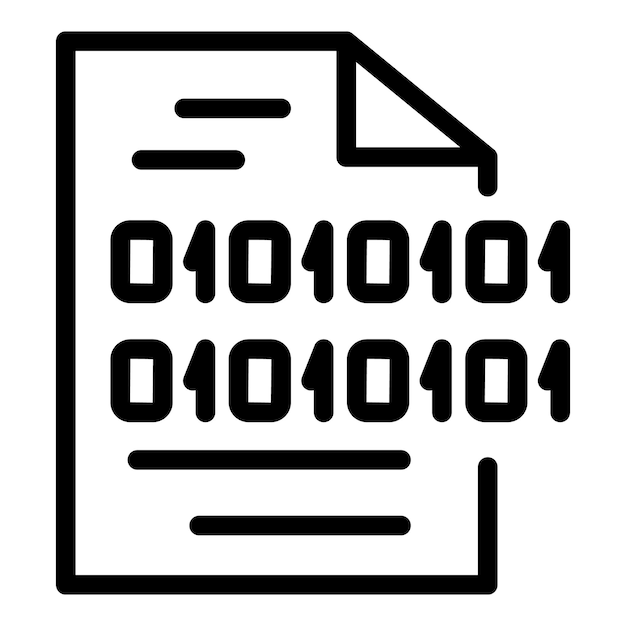 Code-Schnittstellensymbol Umriss des Code-Schnittstellen-Vektorsymbols für Webdesign isoliert auf weißem Hintergrund