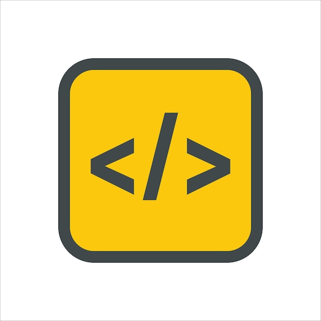 Code-Symbol der Webseitenoberfläche
