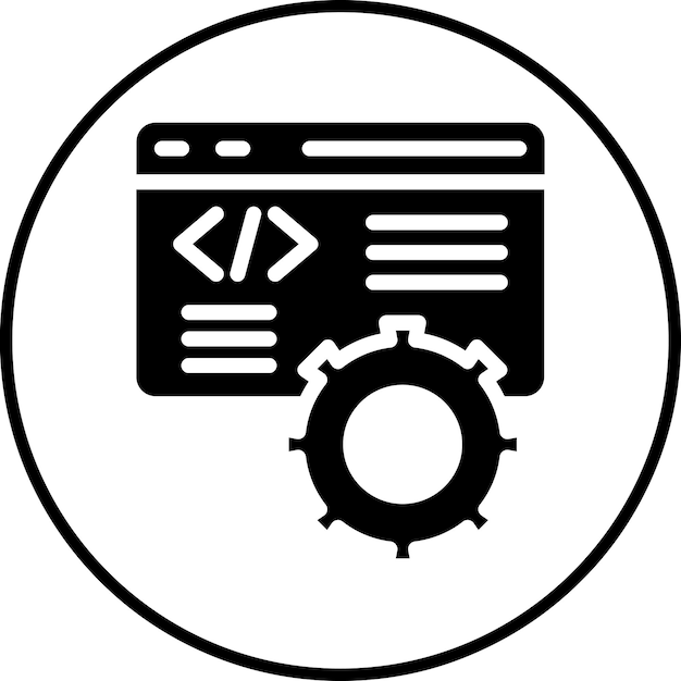 Code-Vektor-Ikonen-Illustration des Data Analytics-Ikonensets