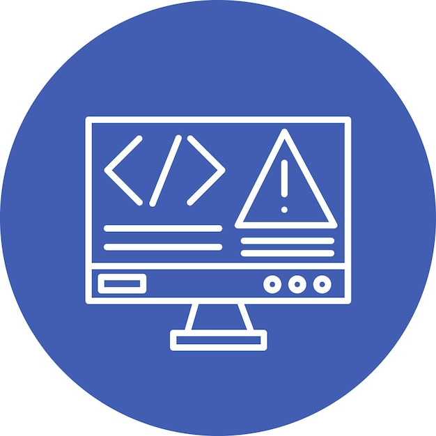 Code-Vektor-Illustrationsstil
