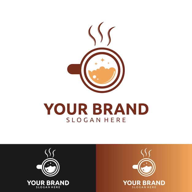 COFFEE SHOP UND WÄSCHEREI LOGO DESIGN