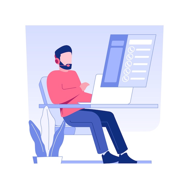 Cold Calling isolierte Konzeptvektorillustration