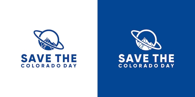 Colorado logo design colorado day feier logo design colorado planet und pinnacle design