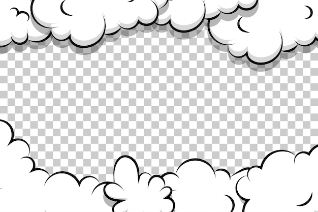 Comic Cartoon Puff Cloud