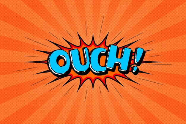 Comic-Text-Burst-Effekt