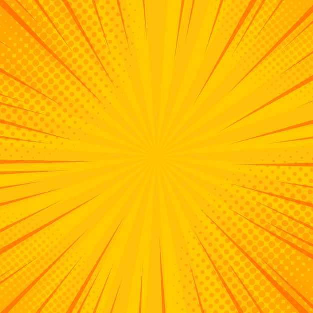 Comics rays Hintergrund mit Halbtönen.