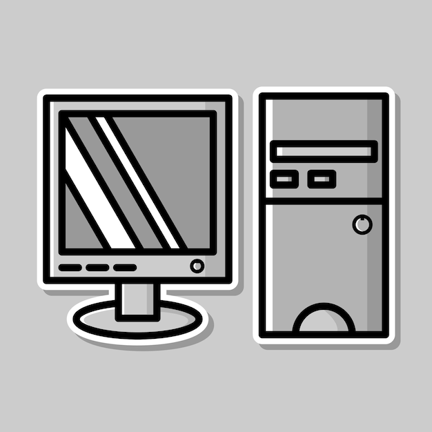 Computer-cartoon-design