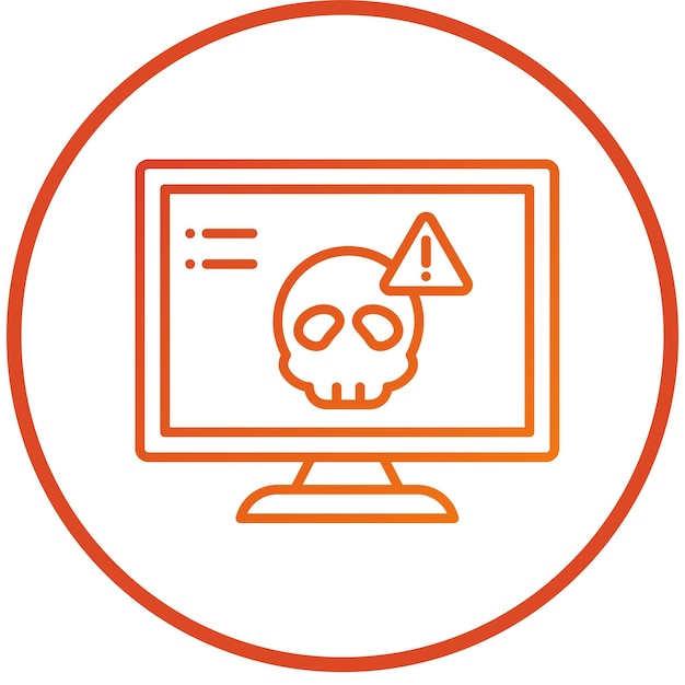 Computer-hackter Ikonen-Stil