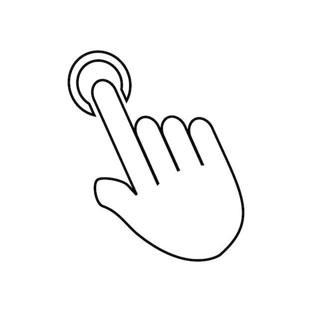 Computer-Maus-Klick-Cursor-Pfeil-Symbol-Abbildung