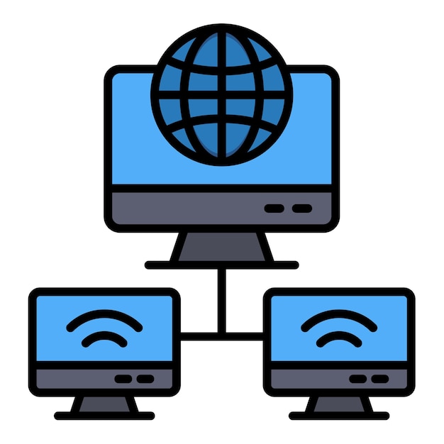Computernetzwerk-Symbol