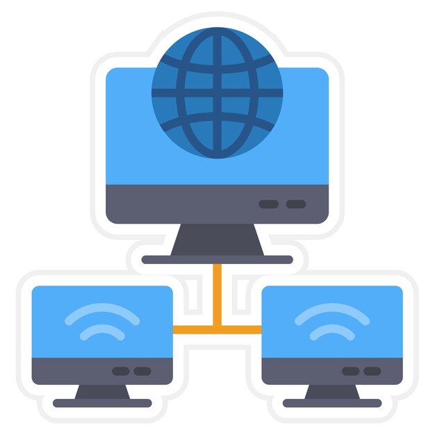 Computernetzwerk-Symbol