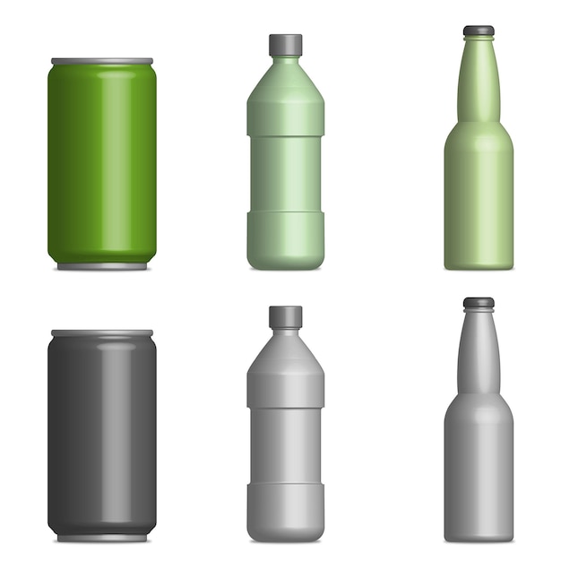 Conjunto de maquetas de Empfänger 3D für bebidas