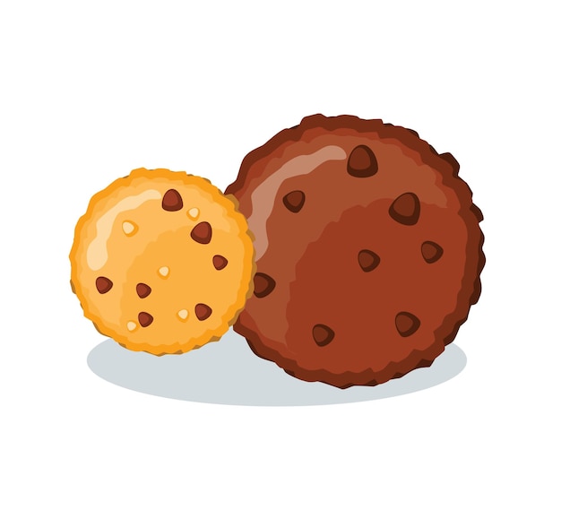 Cookie isolierte vektorillustration