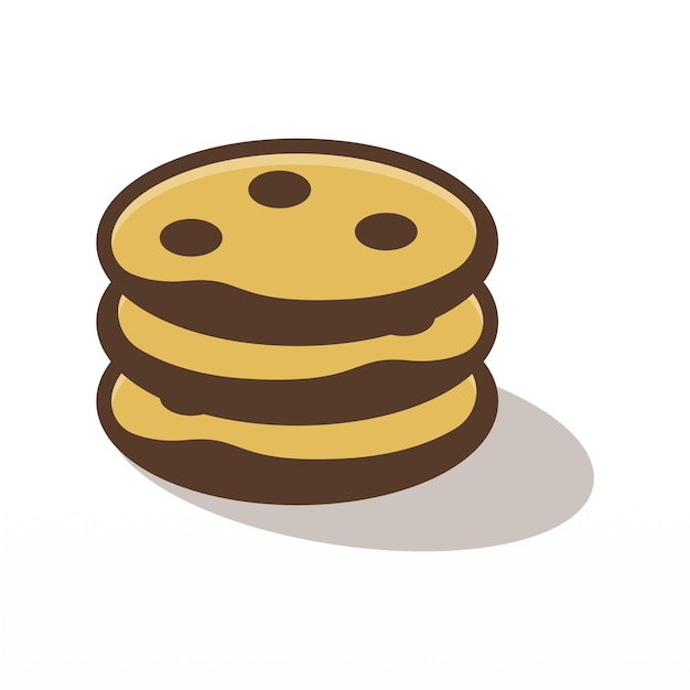 Vektor cookies-logo-design-vorlage für unternehmen