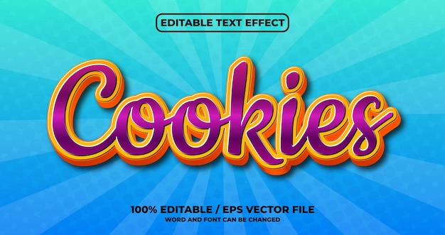 Cookies-text-effekt-stil