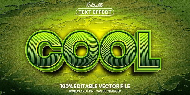 Cooler Text, bearbeitbarer Texteffekt im Schriftstil