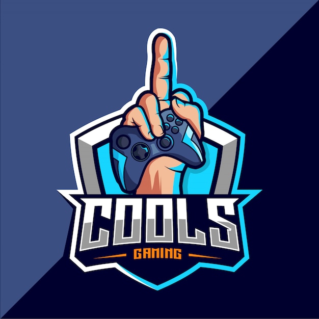 Cooles gamer esport logo design