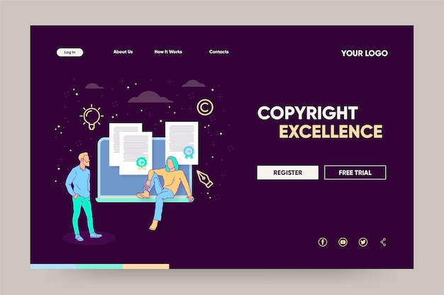 Copyright-landingpage