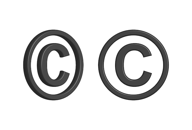 Copyright-symbol copyright-logo-symbol vektor stock illustration