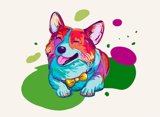 Vektor corgi