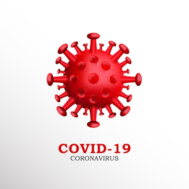 Corona-Virus Covid19-Vektor-Illustration