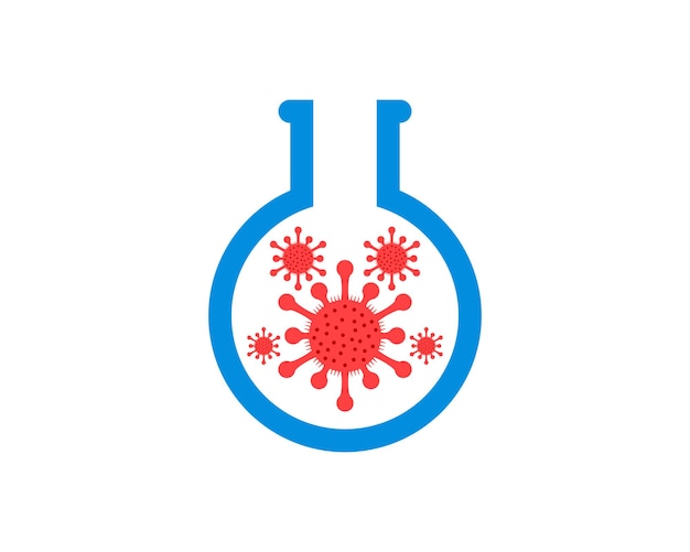 Corona-virus im laborreagenzglas