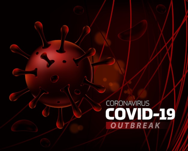 Coronavirus-Ausbruchskonzept einer Pandemie