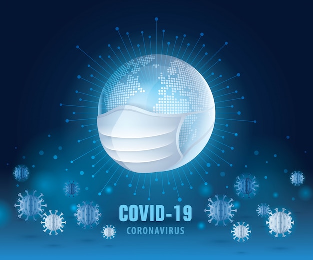 Coronavirus covid-19-pandemie-ausbruchvirus. covid-19 präventionskonzept