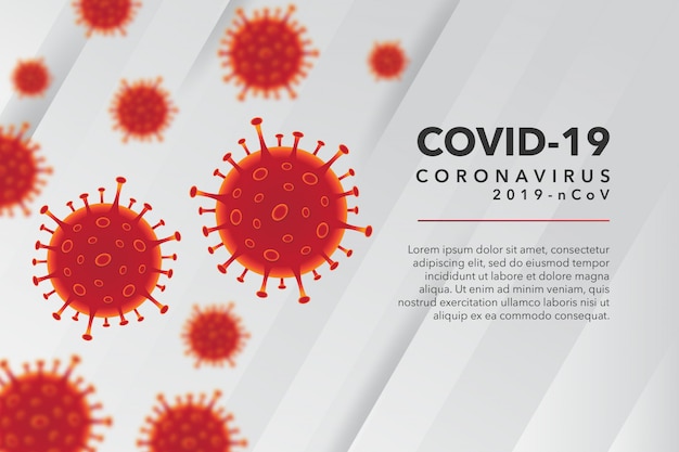 Coronavirus-Hintergrund