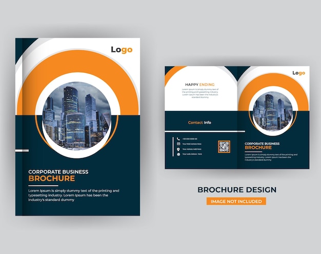 Corporate Business Broschüre Buchcover-Design-Vorlage