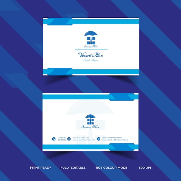 Corporate business card design