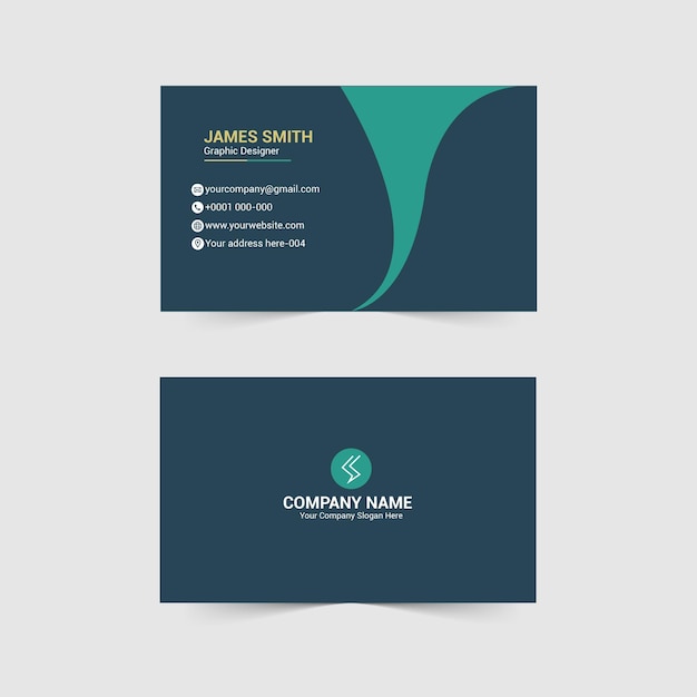 Corporate business card design