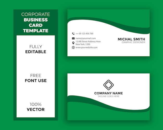 Corporate business card design