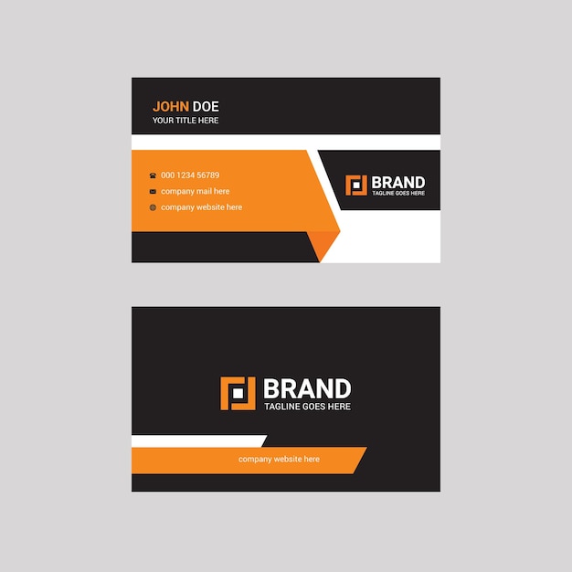 Corporate business card template-design