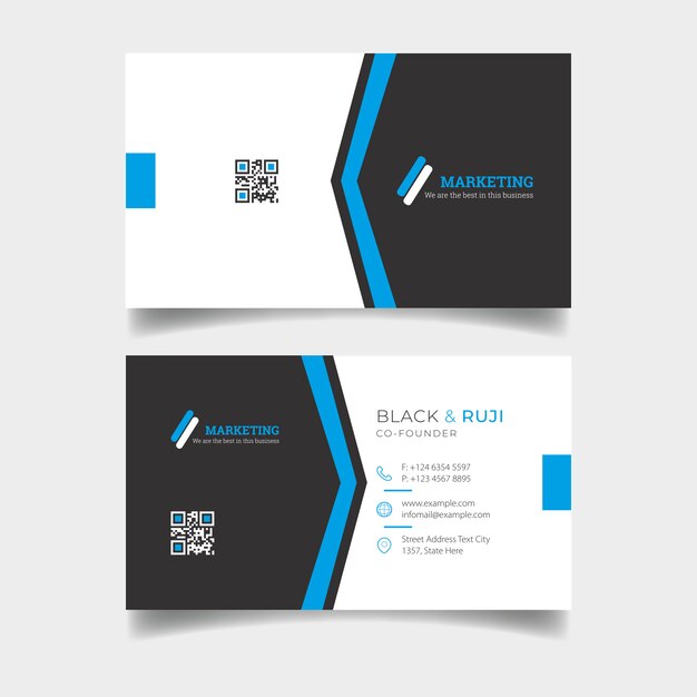 Vektor corporate business card