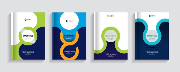 Corporate Business Cover Design-Vorlage, die für Mehrzweckprojekte geeignet ist