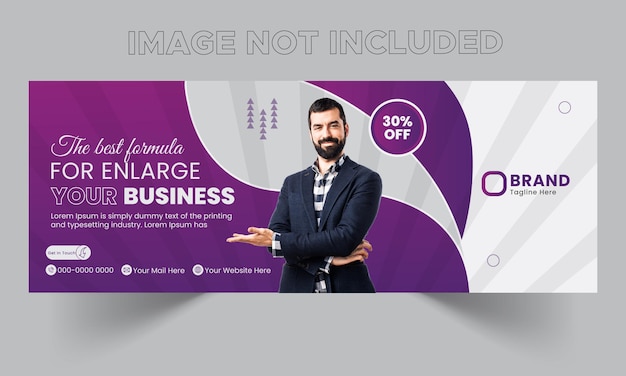 Corporate Business Facebook-Cover-Design-Vorlage