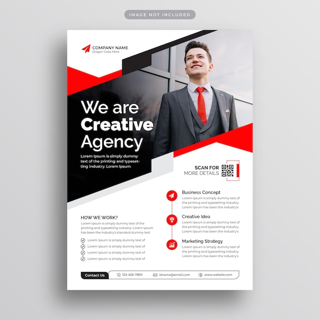 Corporate business flyer, professional business flyer, creative business flyer vorlage