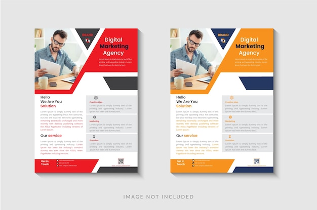 Corporate Business Flyer Vorlage Design Marketing Geschäftsvorschlag Werbung Werbung