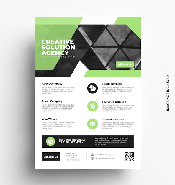 Corporate business flyer vorlage