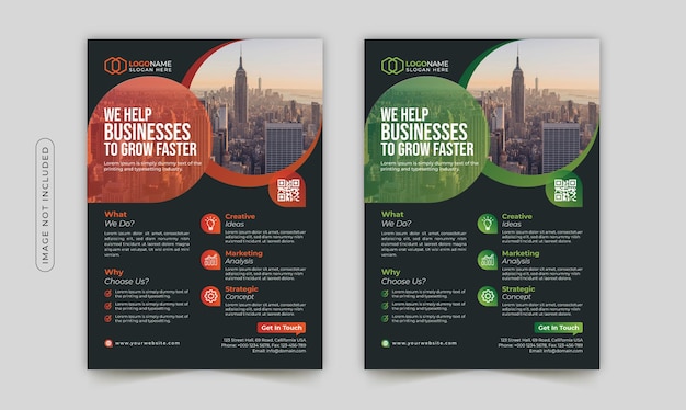 Corporate business flyer vorlage